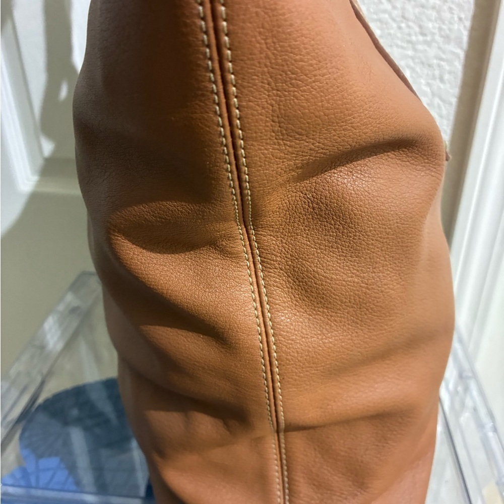 Brown Leather Tote Bag - Picture 3 of 9